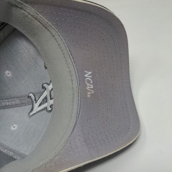 Zephyr Men's Fitted Hat Gray Small Embroidered Crimson Tide Bama Alabama - Picture 8 of 9